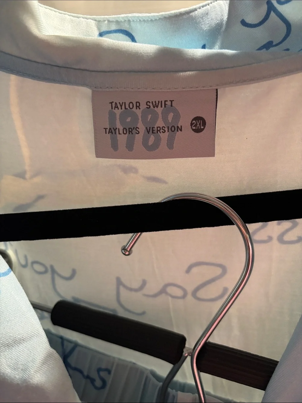Taylor Swift 1989 Taylor’s Version Wildest Dreams Blue Cloud PJ set